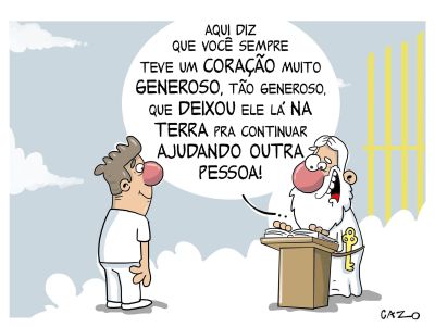 Charge Doação De Orgãos Coração Generoso, de Cazo